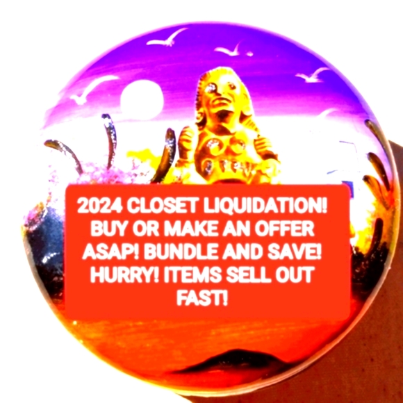 Pyrite Hematite Gold Polished Carved  Beads 28 Inch Long Vintage Opera Necklace! - Picture 7 of 7